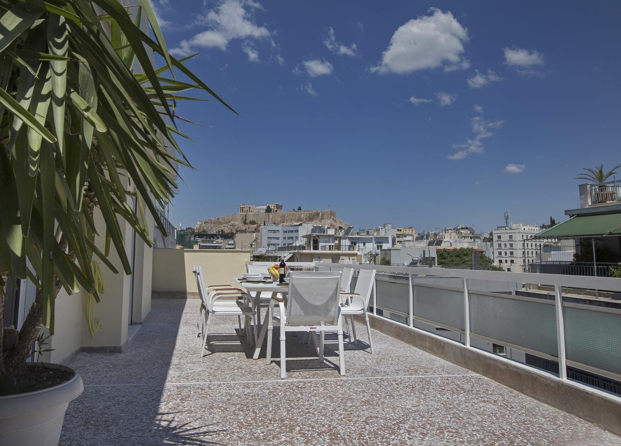 אתונה Acropolis View Penthouse Apartment By Ghh מראה חיצוני תמונה