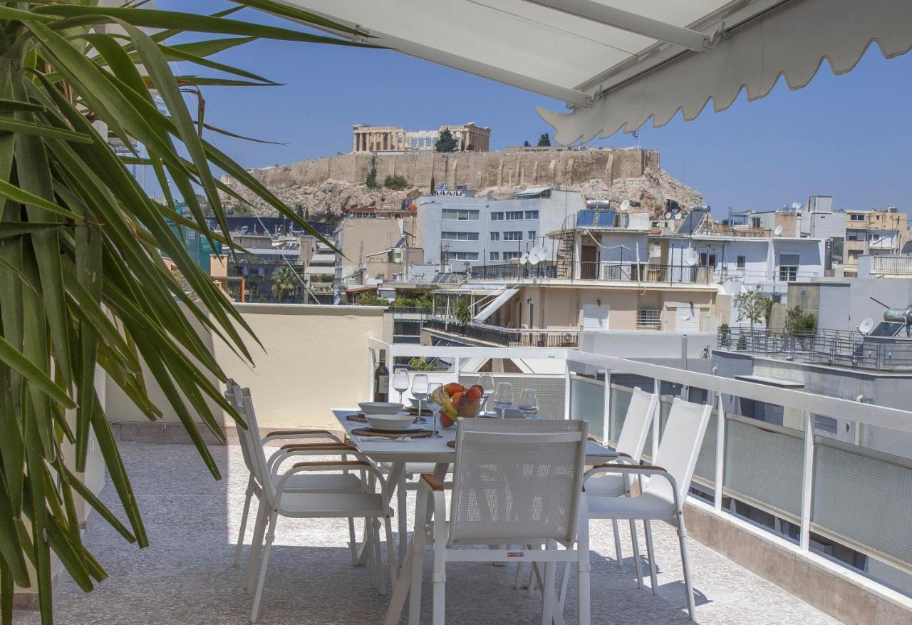 אתונה Acropolis View Penthouse Apartment By Ghh מראה חיצוני תמונה